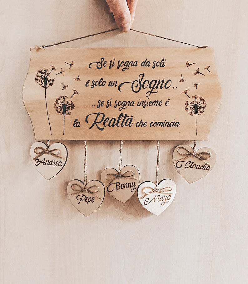 Targhette personalizzate per ingresso casa