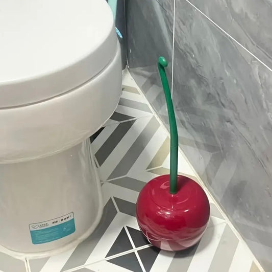 Spazzola per WC a Forma di Ciliegia – Plastica Resistente